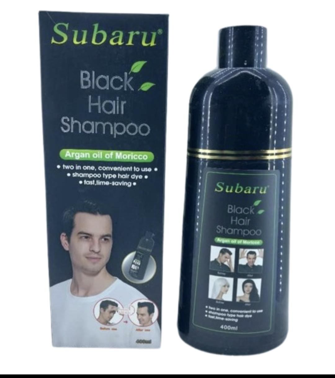 شامپو رنگ مو مشکی  ۴۰۰میلی  روغن آرگان سوبارو