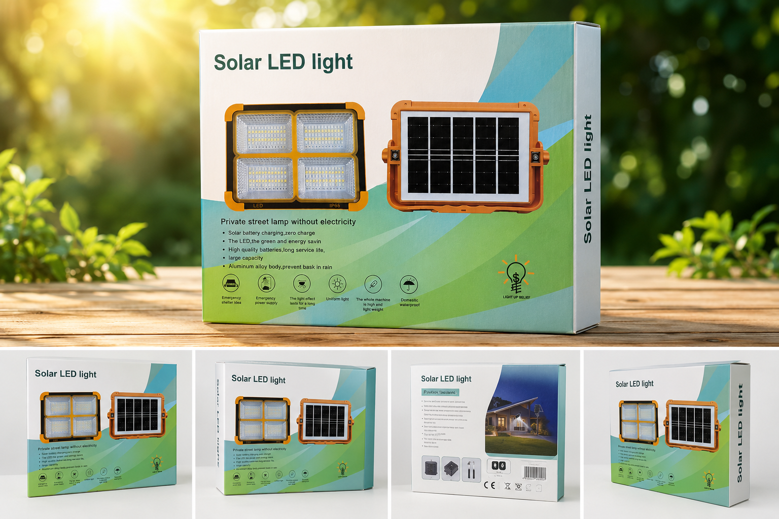 چراغ خورشیدی مدل SOLAR LED LIGHT