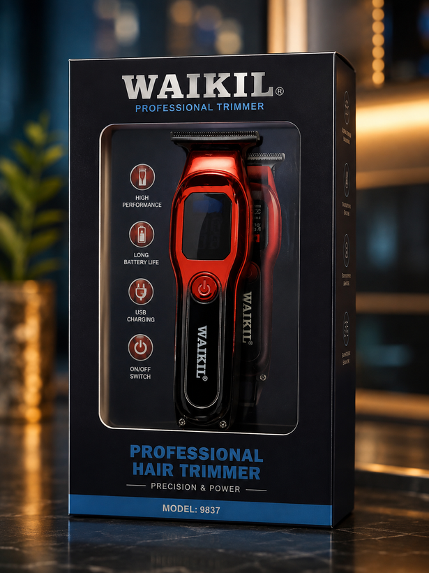 ماشین اصلاح شارژی خط زن و صفر زن WAIKIL Professional