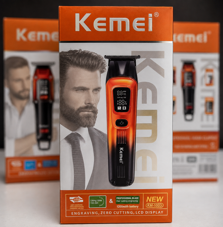 ماشین اصلاح شارژی خط زن کیمی مدل KM_1003