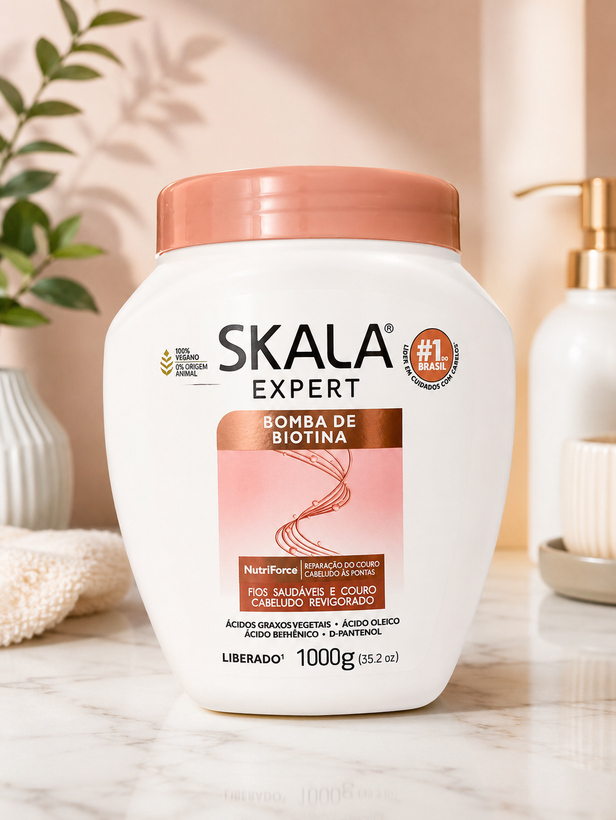 ماسک/کرم درمانی موی Skala Expert Bomba de Biotina با حجم ۱۰۰۰ گرم