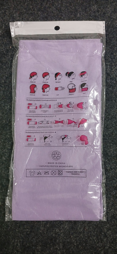 اسکارف (Scarf) روسری یا دستمال گردن /پزشکی و آشپزی چندمدله (Microfiber Cap) .۱۰۰ درصد پلی آستر میکروفایبررنگبندی