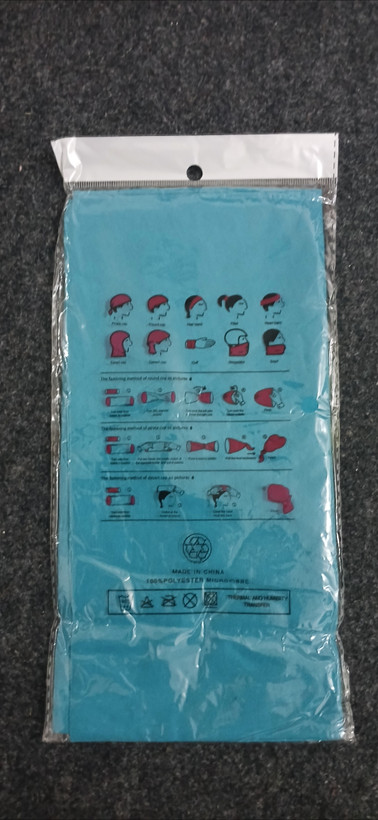 اسکارف (Scarf) روسری یا دستمال گردن /پزشکی و آشپزی چندمدله (Microfiber Cap) .۱۰۰ درصد پلی آستر میکروفایبررنگبندی