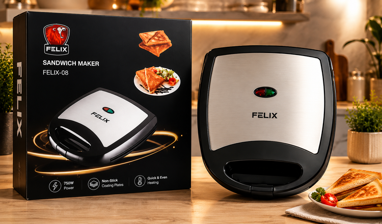 ساندویچ ساز و اسنک ساز چهار خانه فلیکس FELIX