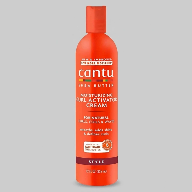 کرم اکتیویتور کانتو شی باتر مرطوب کننده موهای فر Cantu Shea Butter Moisturizing Curl Activator Cream حجم ۳۵۵ میل اصل